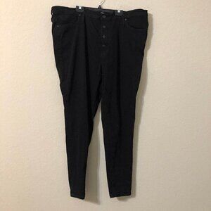 Madewell Black Mid Rise Skinny Jeans